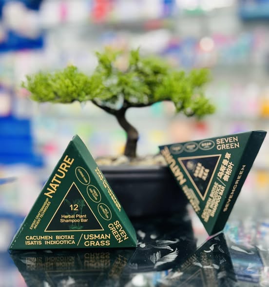 صابون السبعة أعشاب الطبيعي الذي يقوي ويغذي فروة الرأس